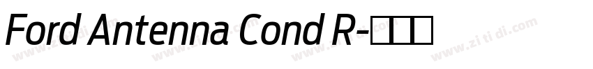 Ford Antenna Cond R字体转换